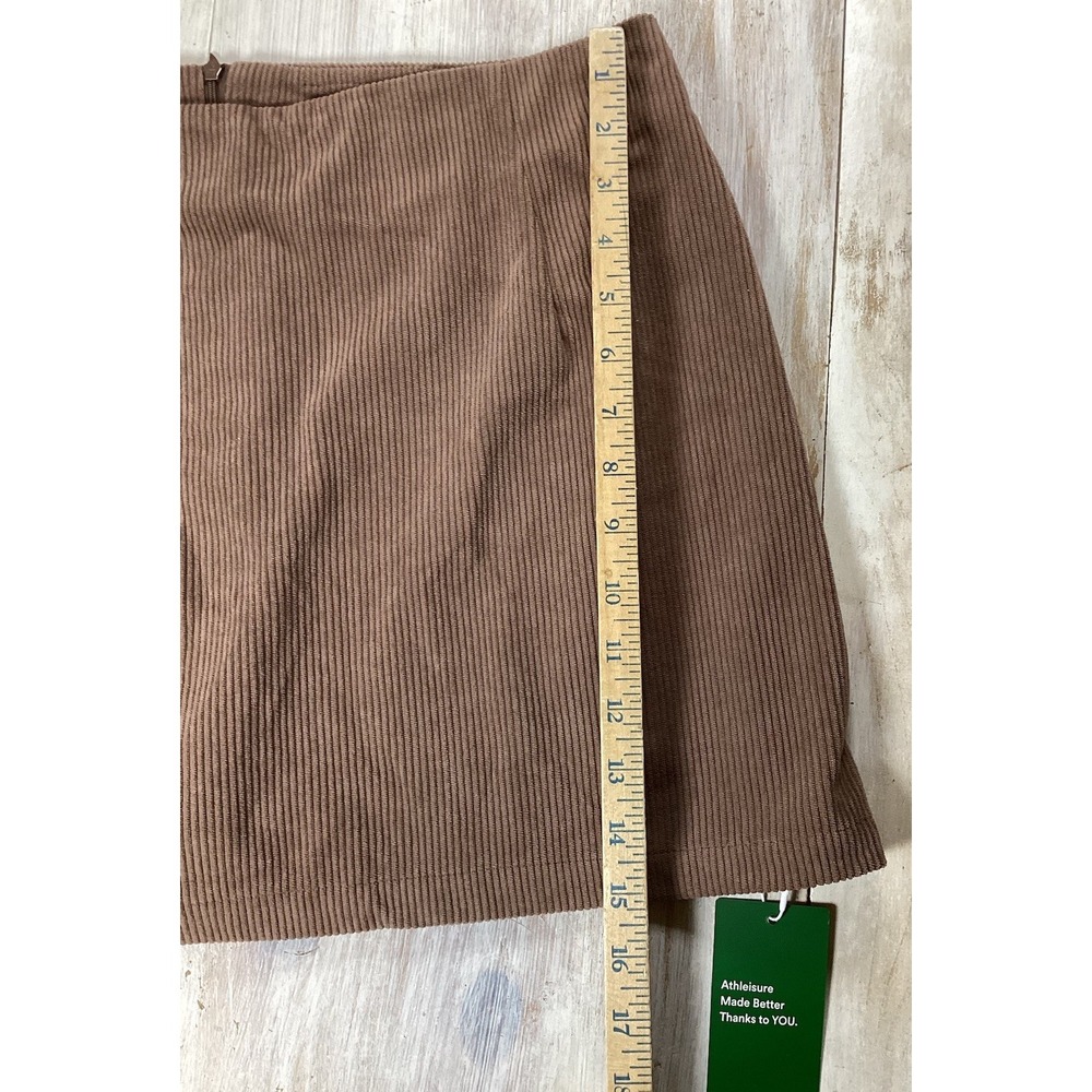 New With Tags Halara Brown Corduroy Athleisure Skort Women's Large - Picture 4 of 6